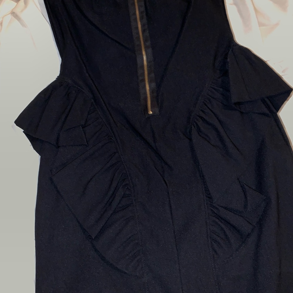 Arden B Little Black Silhouette Mini Dress - Picture 8 of 8